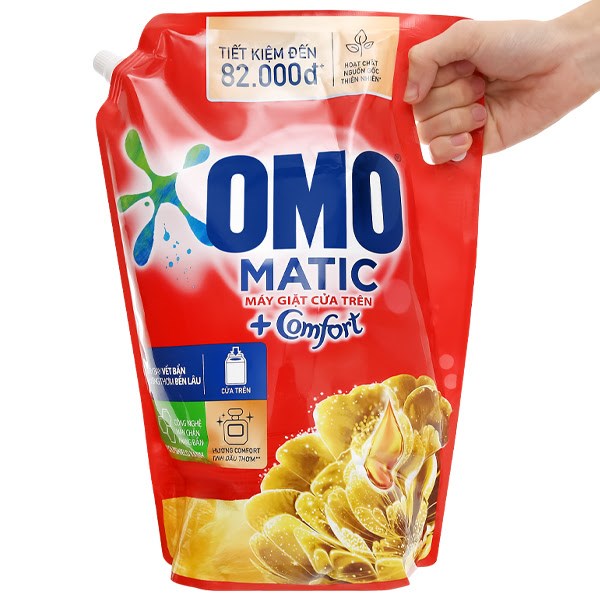 Nước giặt Omo Matic tinh dầu thơm